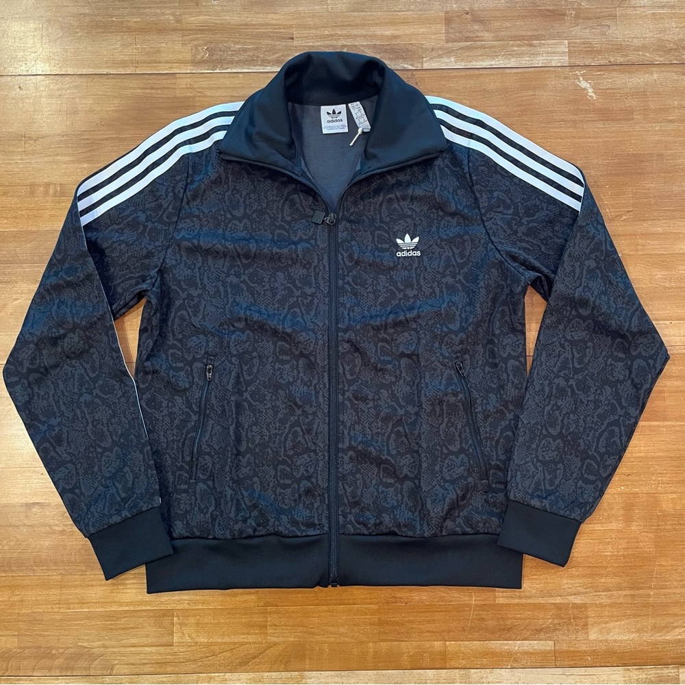 ADIDAS Women's Black Snake Print Firebird Track Suit - Picture 5 of 15